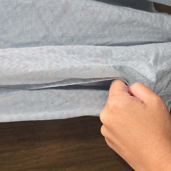 Onia-"Sasha" Swimsuit Coverup in Sailing Blue-Size Medium - Picture 9 of 17